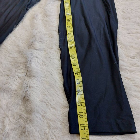 Under Armour Men's Black HeatGear Compression Capri Crop Tights Size XL - Picture 5 of 9